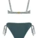 Self Γυναικείο Set bikini λαδί Tropical με gold lurex straples με υπέροχη ενίσχυση & για μεγάλο στήθος Luxury Swimwear green S730V3SD2 Sydney 2