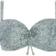 Self Γυναικείο Set bikini λαδί Tropical με gold lurex straples με υπέροχη ενίσχυση & για μεγάλο στήθος Luxury Swimwear green S730V3SD2 Sydney 2