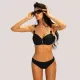 Self Γυναικείο Set bikini μαύρο straples με υπέροχη ενίσχυση για μεγάλο στήθος Luxury Swimwear Black S730V1SG1.19 Santiago 1