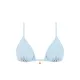  Chlamys Varia Γυναικείο ασημί Bikini Top Τριγωνάκι lurex με αφαιρούμενη επένδυση DY2601-TC04.SILVER