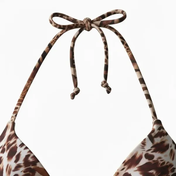 Modern Ocean Γυναικείο Top Bikini τρίγωνο με animal print C-6243.3