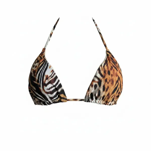 Modern Ocean Γυναικείο Top Bikini τρίγωνο με animal print C-6243.2
