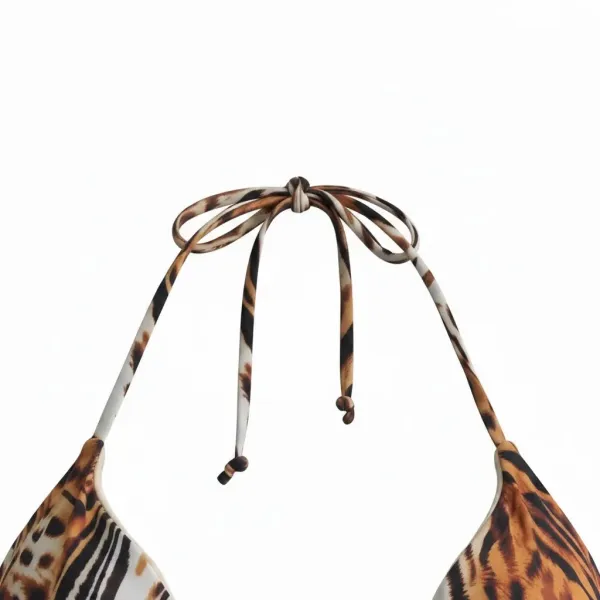 Modern Ocean Γυναικείο Top Bikini τρίγωνο με animal print C-6243.2