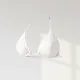 Modern Ocean Γυναικείο Μπικίνι Λευκό Top Τριγωνάκι με αφαιρούμενη ενίσχυση C-6119 White