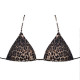 Rock Club Γυναικείο Μαγιό Plus Size Top τριγωνάκι Leopard BP1610 Animal Print