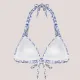 Rock Club Γυναικείο Top Μαγιό Double Push Up Τρίγωνο λευκό  BP2469 Triangle Top B 