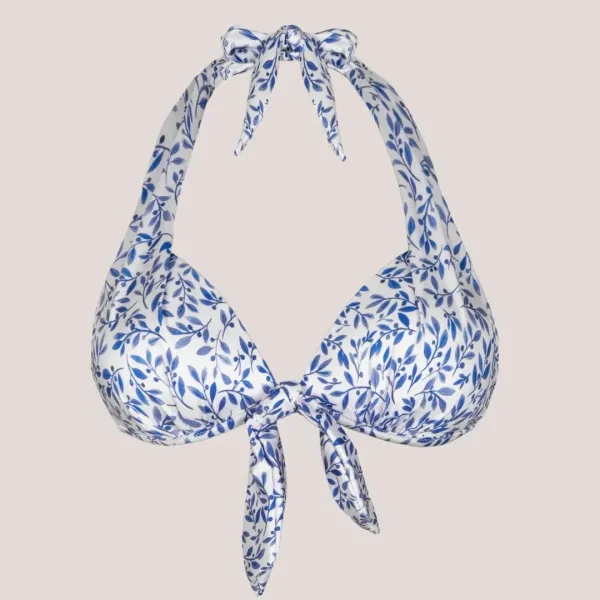 Rock Club Γυναικείο Top Μαγιό Double Push Up Τρίγωνο λευκό  BP2469 Triangle Top B 