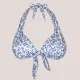 Rock Club Γυναικείο Top Μαγιό Double Push Up Τρίγωνο λευκό  BP2469 Triangle Top B 