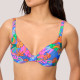 Ysabel Mora Γυναικείο Μαγιό Top με ενίσχυση & ρυθμιζόμενες τιράντες B cup  Tropical διάφορα χρώματα Multicolour 83397