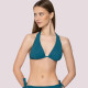 Luna Blue Sense Triangle Double Push-Up Τρίγωνο B/C  92060 Summer Swimwear Collection Πετρόλ