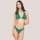 Luna Γυναικείο Πράσινο σμαραγδί Forest Green Τριγωνάκι Πολυμορφικό Μαγιό με Αφαιρούμενη Επένδυση 92066 Blue Sense Τriangle Τrasformer 
