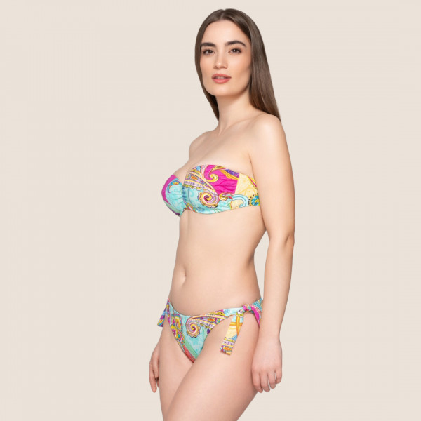 Luna Γυναικείο Μαγιό Top Strapless Push Up Πολύχρωμο 94280 Madison Summer Collection 2024