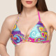 Luna Γυναικείο Μαγιό Top Τριγωνάκι Push Up 94281 Madison Summer Collection 2024 Multicolour