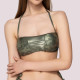 Luna γυναικείο μαγιό Fade strapless δετό με αποσπόμενες cup ιριδίζον πράσινο Swimwear Summer Collection 94510 Luna γυναικείο μαγιό Fade strapless δετό με αποσπόμενες cup ιριδίζον πράσινο Swimwear Summer Collection 94510