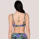 Luna Γυναικείο Bikini Top Balconette με Floral Snake Print σε Πράσινες & Μωβ Αποχρώσεις ,Blossom μπικίνι C/D 94723