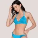 Luna Γυναικείο Top double push up τρίγωνο μαγιό AURA   Summer Collection 94882 Τυρκουάζ Turquoise