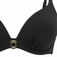 Luna  Γυναικείο Balconette Μαγιό C cup  με ενίσχυση και κρίκο 94653 GOLD BLACK