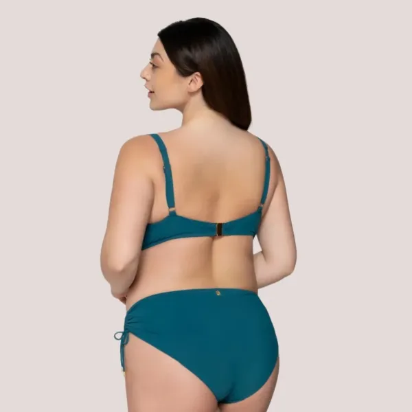 Luna Blue Sense Γυναικείο Σουτιέν Μαγιό για Μεγάλo Στήθος Βalconette Χωρίς Ενίσχυση πετρολ  91927