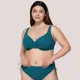 Luna Blue Sense Γυναικείο Σουτιέν Μαγιό για Μεγάλo Στήθος Βalconette Χωρίς Ενίσχυση πετρολ  91927