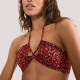 Triumph Γυναικείο Top bandeau μαγιό με animal print τύπωμα σε αποχρωσεις του έντονου πορτοκαλί & φυσικά ιδιαίτερο δεσιμο  10226540.0033/33