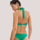Triumph Γυναικείο μαγιό τοπ Summer sunset bandeau πράσινο glitter χωρίς ενίσχυση  με ιδιαίτερο κόψιμο 10226605.6914/CV