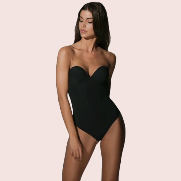 Luna Secret Sense Γυναικείο Mαύρο Κορμάκι Body Shaper Molded 11093 Black