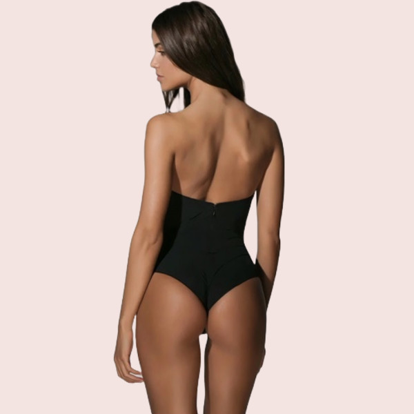 Luna Secret Sense Γυναικείο Mαύρο Κορμάκι Body Shaper Molded 11093 Black