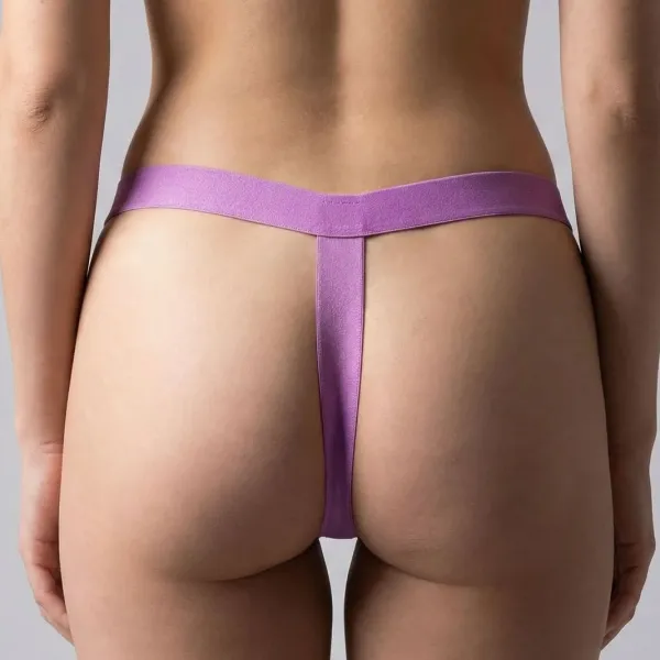  Milena by Paris Γυναικείο λιλά Super Sexy Σετ με φαρδιά λάστιχα  009201
