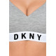 DKNY Wirefree Push Up Bra Αθλητικό Σουτιέν Αμπάνελο με Ενίσχυση Γκρί DK4518/ST1