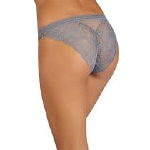 Ysabel Mora Mini Fantasia Γυναικείο Tai Σλιπ Δαντελωτό Γκρι 19978