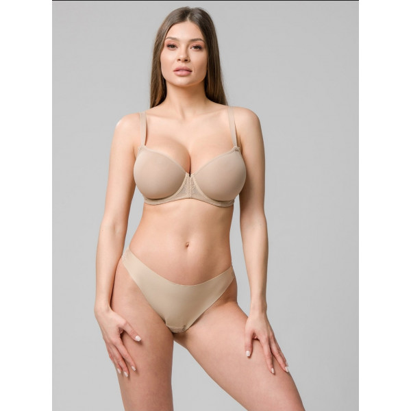 Luna Perfect Fit Γυναικείο Brazilian Σλιπ Μπεζ 24102