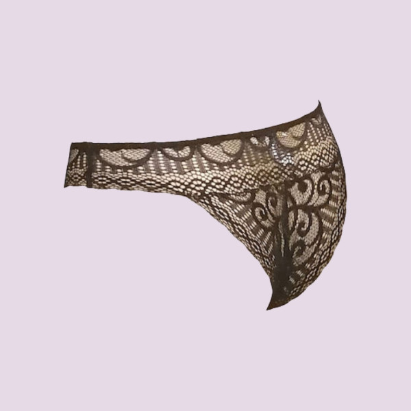 Luna γυναικείο sexy μαύρο brazil εσώρουχο με  Δαντέλα 25850