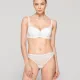 Luna Γυναικείο Sexy Εσώρουχο Brazil λευκό Collection Συλλογή 26501