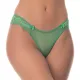 Milena by Paris Γυναικείο εσώρουχο πράσινο με δαντέλα, χρυσοκλώστη και τούλι  Brazil 008443