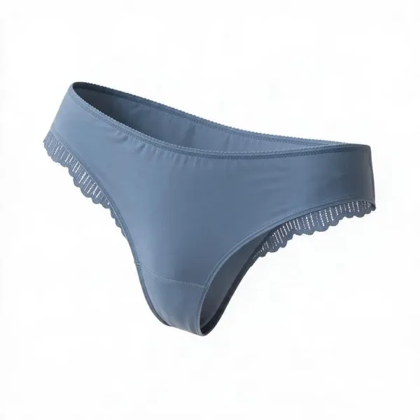 Σλίπ brazil βαμβακερό με δαντέλα στo πίσω μέρος Dyana intimates  γαλάζιο 7043 ciel