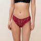 Triumph Tempting Lace Brazilian String Γυναικείο Σλιπ Brazil με Δαντέλα Σκούρο Κόκκινο 10182559-00NX