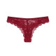 Triumph Tempting Lace Brazilian String Γυναικείο Σλιπ Brazil με Δαντέλα Σκούρο Κόκκινο 10182559-00NX