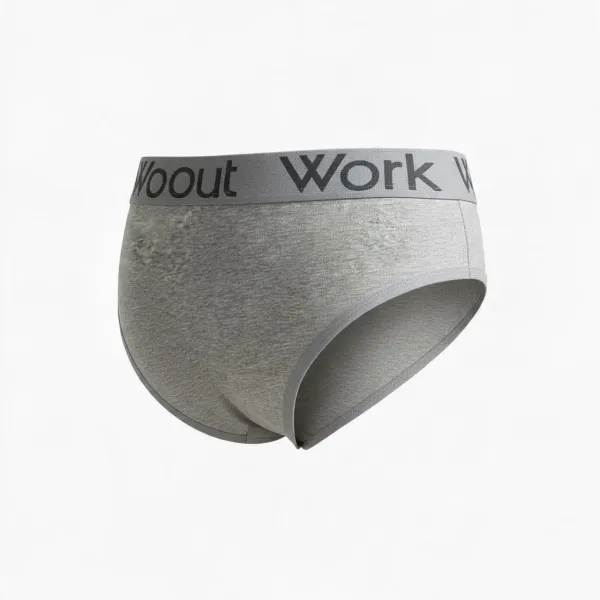 Tress Σλίπ  βαμβακερό με χοντρό λαστιχο ''work out'' logo γκρί 5525Y grey 