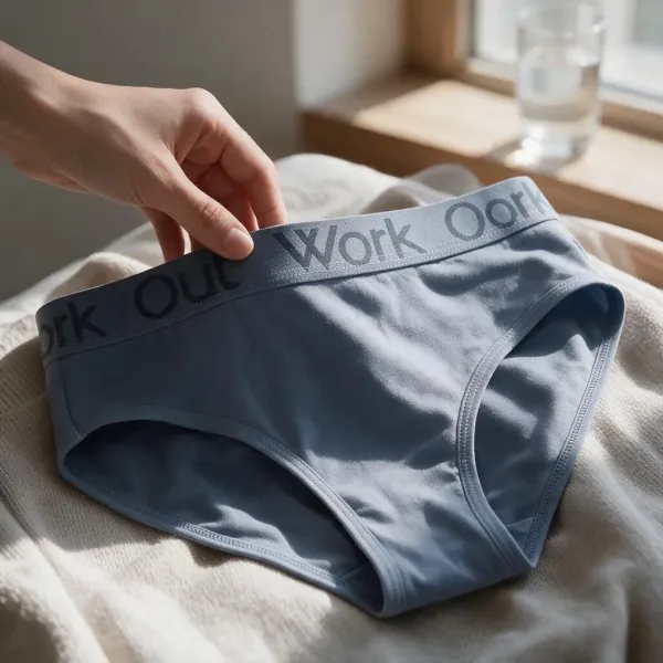 Tress Σλίπ  βαμβακερό με χοντρό λαστιχο ''work out'' logo γαλάζιο  5525Y light blue