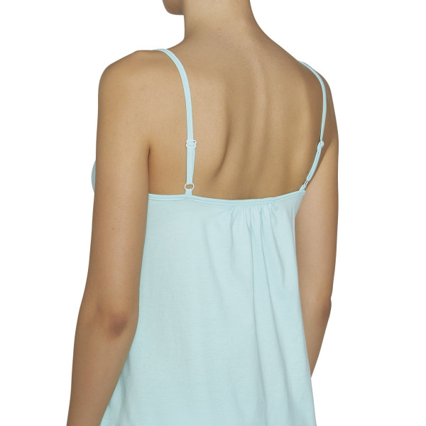 Ysabel Mora Cami Top Γυναικείο Βαμβακερό Φανελάκι Τιραντάκι Μέντα 19200