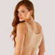 Berrak Γυναικείο εφηβικό Μπουστάκι χωρίς ενίσχυση με ελαστικότητα & ίσια πλάτη beige Μπεζ 2643 Cotton & micromodal