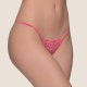 Milena G-String Micro Thin Lace Στρίνγκ Δαντέλα Καρπουζί 006310