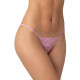 Milena G-String Micro Thin Lace Στρίνγκ Δαντέλα έντονο  Ρόζ 006310 Rose Pink