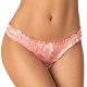 Milena by Paris String  Γυναικείο Σλιπ Satin Ροζ 007513