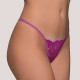 Milena G-String Lace γυναικείο Στρίνγκ Δαντέλα με λουλούδια ανάγλυφα magenta 006951