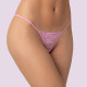 Milena G-String Micro Thin Lace Στρίνγκ Δαντέλα έντονο  Ρόζ 006310 Rose Pink