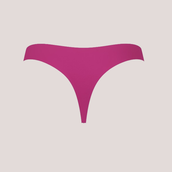 Γυναικείο Οικονομικό Εσώρουχο Laser Cut Invisible String 8982 Φούξια