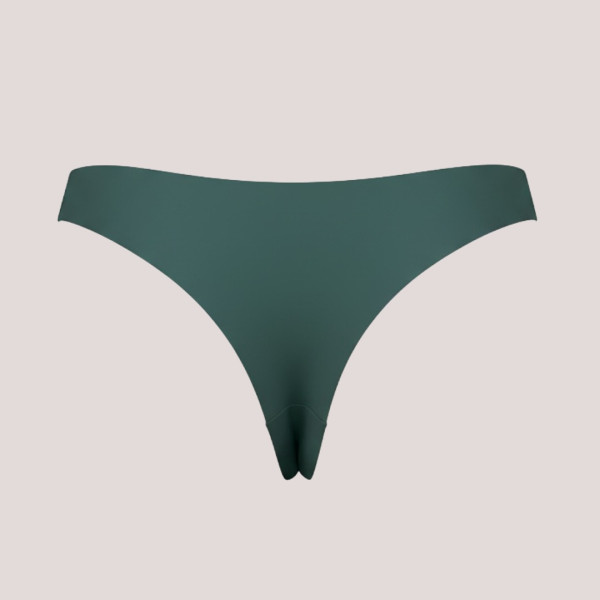 Γυναικείο Οικονομικό Εσώρουχο Laser Cut Invisible String 8982 Πράσινο ανοιχτό 