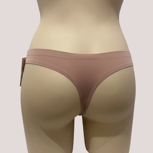 Γυναικείο Οικονομικό Εσώρουχο Laser Cut Invisible String 8982 Σάπιο μήλο