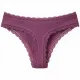 Σλίπ String βαμβακερό με δαντέλα στις άκριες Rosa Juno  μώβ 85-825 purple